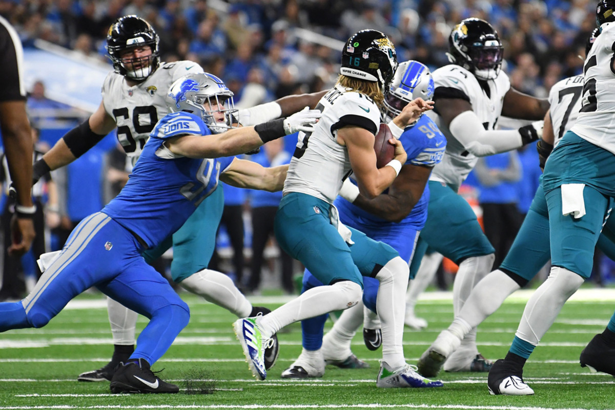 Detroit Lions edge rusher Aidan Hutchinson